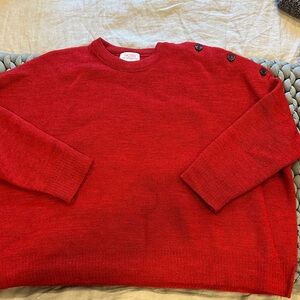 Red Crewneck Sweater